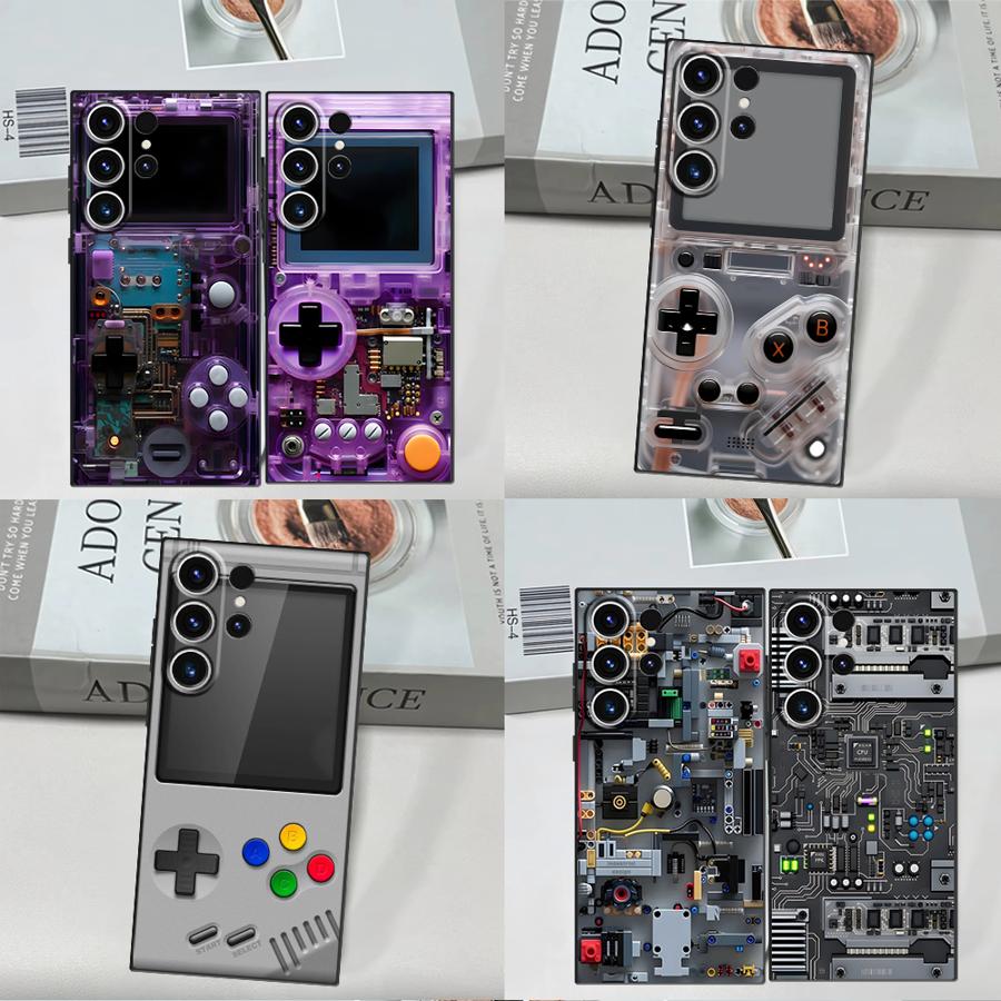 Gaming Accessories For Your Phone - Mor Oyun Konsolu Desenli Telefon Kılıfı