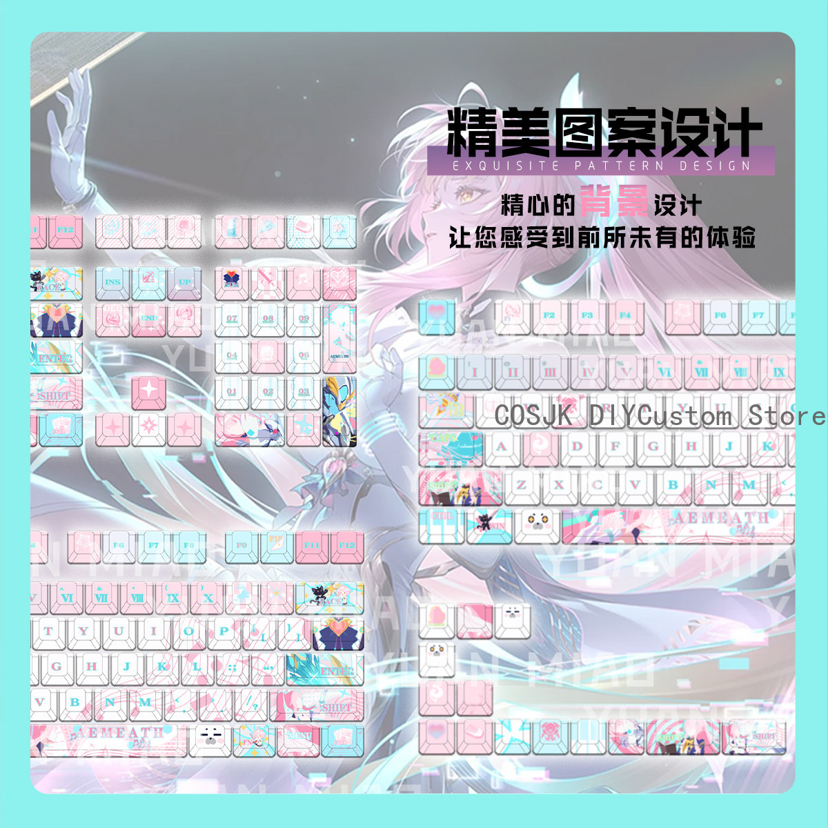 122 Tuşları Anime Wuthering Wa - Gaming Accessories incelemesi ve fiyatı