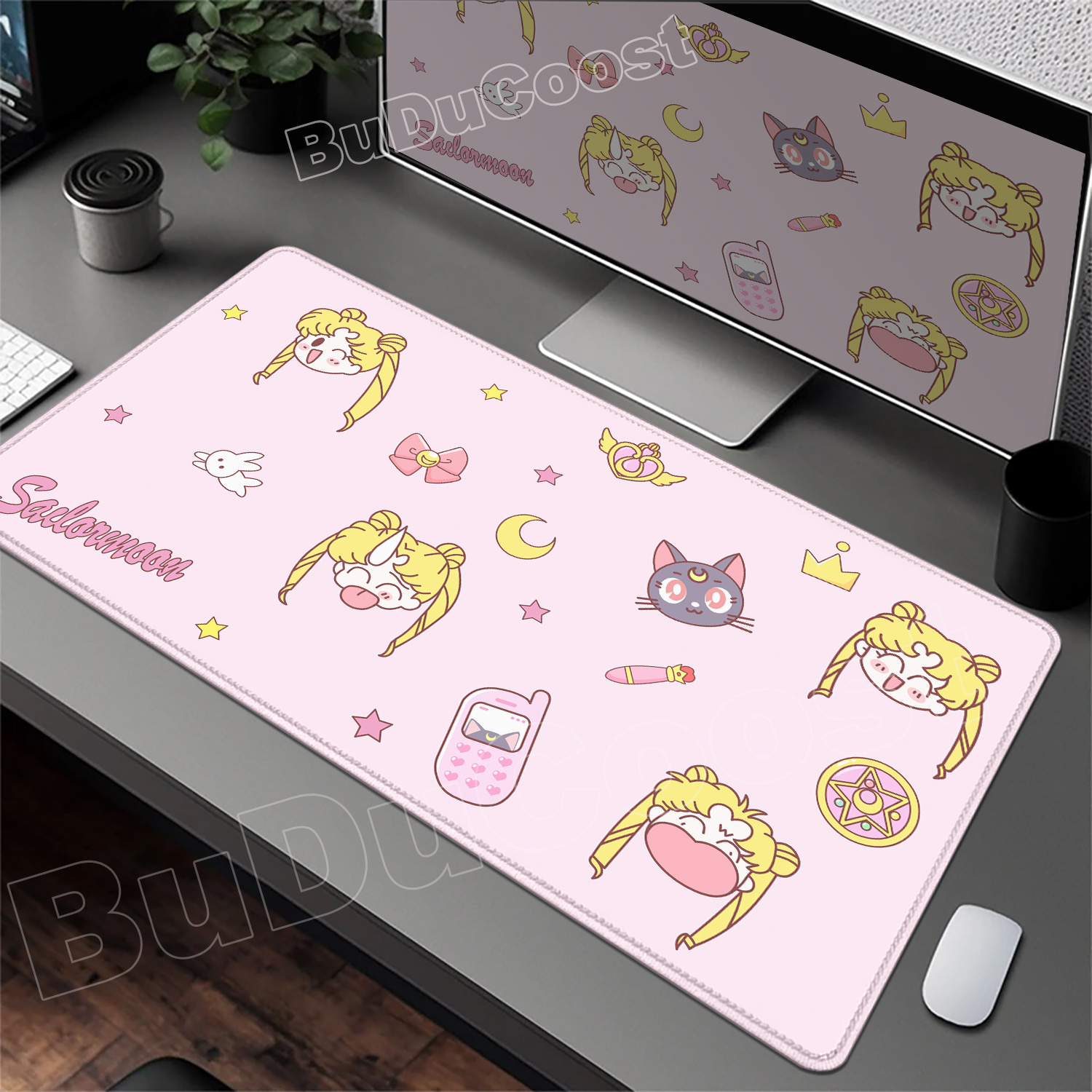 Güzel Pembe Masa Matı Anime Sa - Gaming Accessories Pink incelemesi ve fiyatı