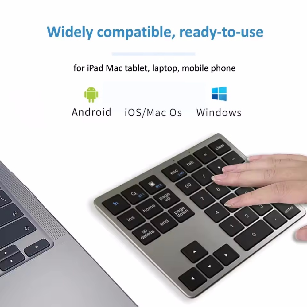 2.4Ghz Kablosuz + Bluetooth Sa - Keyboard Numpad Separate incelemesi ve fiyatı