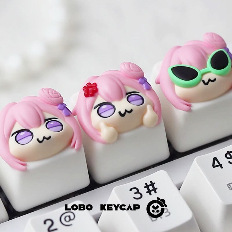 Sevimli Pembe Saçlı Anime Kız  - Gaming Accessories Pink incelemesi ve fiyatı