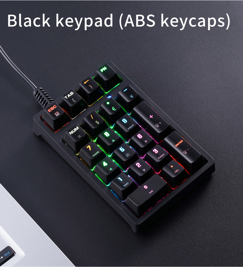 T21 Mini Numara Tuş Takımı RGB - Keyboard Numpad Separate incelemesi ve fiyatı