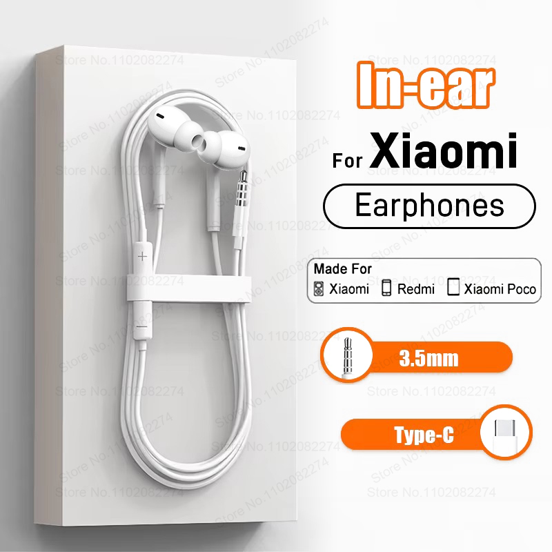 Tip C kablolu kulaklıklar Xiao - Xiaomi Gaming Accessories incelemesi ve fiyatı