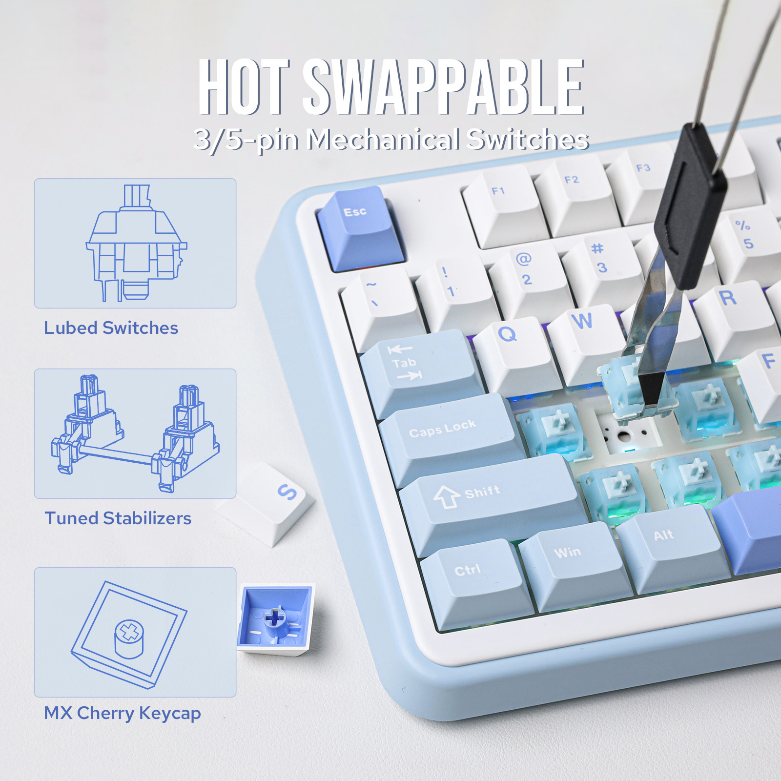 EPOMAKER TH99/TH99 Plus %96 QW - Keyboard Numpad Separate incelemesi ve fiyatı